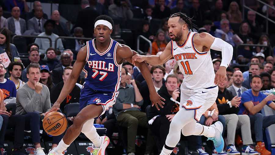 New York Knicks duy trì phong độ lịch sử, "hủy diệt" Philadelphia 76ers tại Game 1 vòng Playoff