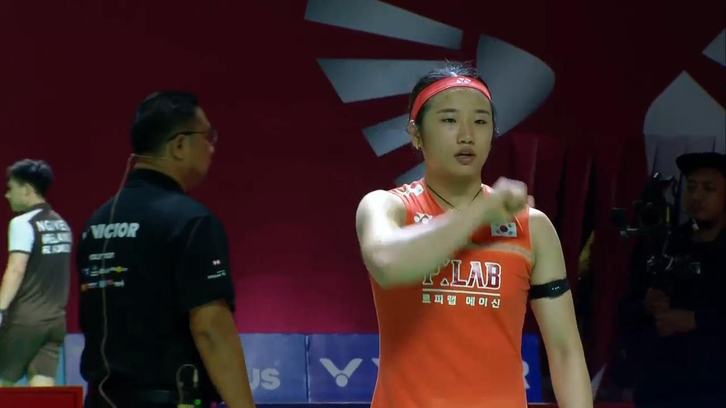 An Se-young đã thể hiện bản lĩnh của tay vợt số một thế giới