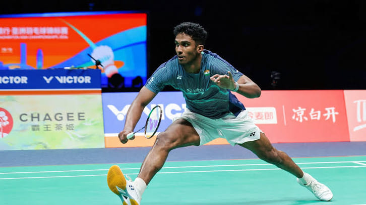 Ayush Shetty thất bại trước Lee Cheuk Yiu