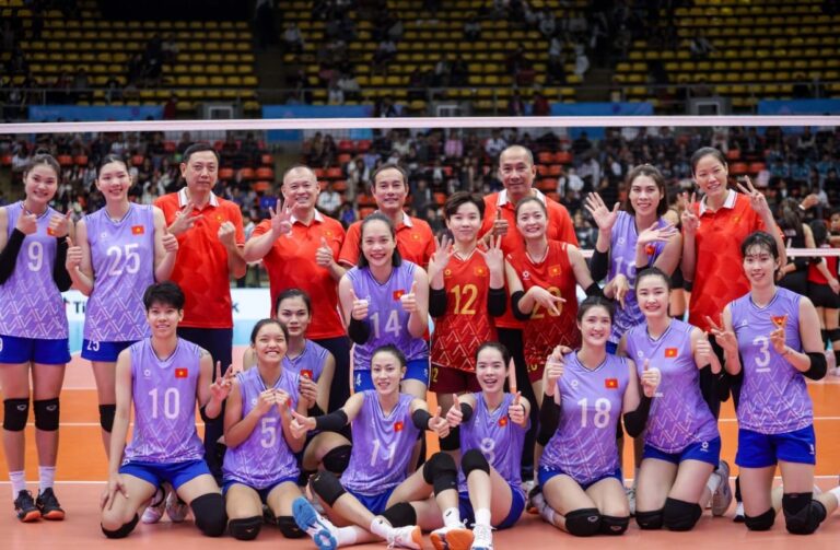 Tuyển bóng chuyền nữ Việt Nam thắng đậm Hong Kong, dẫn đầu bảng AVC Cup 2026