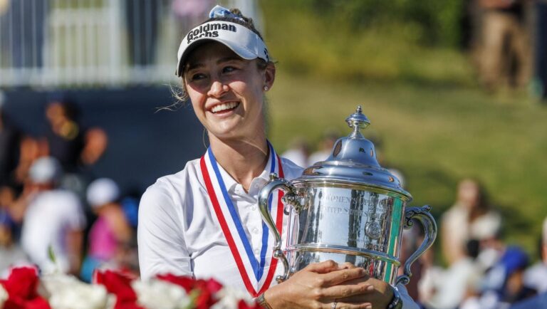 Nelly Korda vô địch U.S. Women's Open 2026 sau khoảnh khắc kịch tính
