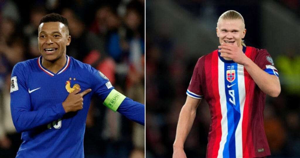 Mbappe và Haaland - Hai siêu sao hàng đầu thế giới đối đầu trực tiếp trong trận đấu được mong chờ nhất bảng I World Cup 2026.