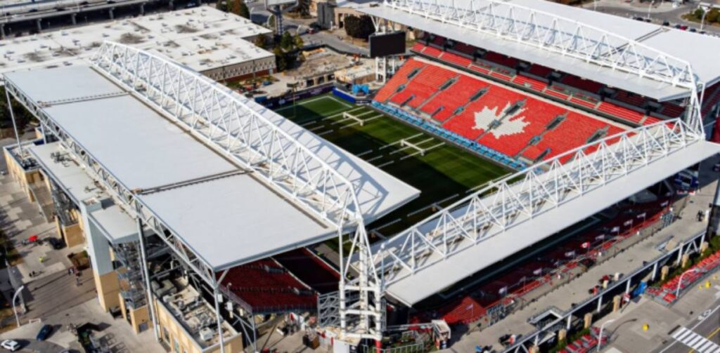 BMO Field là sân vận động đại diện thành phố Toronto tổ chức World Cup 2026.