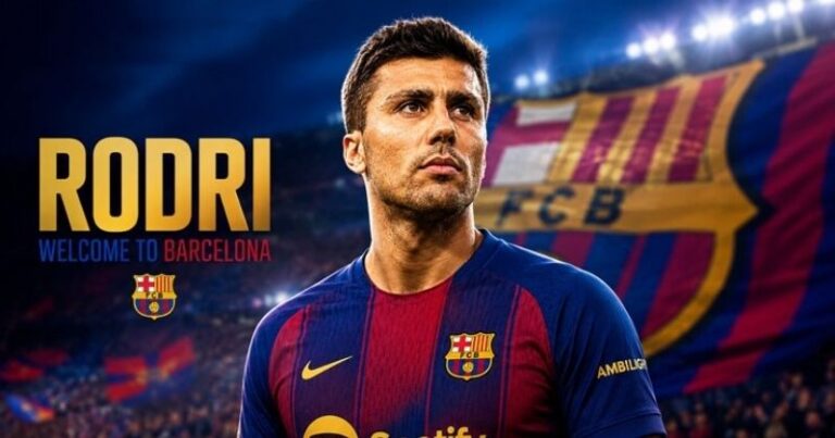 Barcelona chốt thương vụ Rodri, Man City đồng ý mức giá 76,5 triệu euro