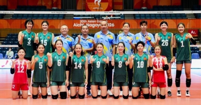 Chuyền nữ Việt Nam thắng đậm Qatar, Yến Nhi vượt nỗi đau cùng toàn đội tỏa sáng tại ASIAD