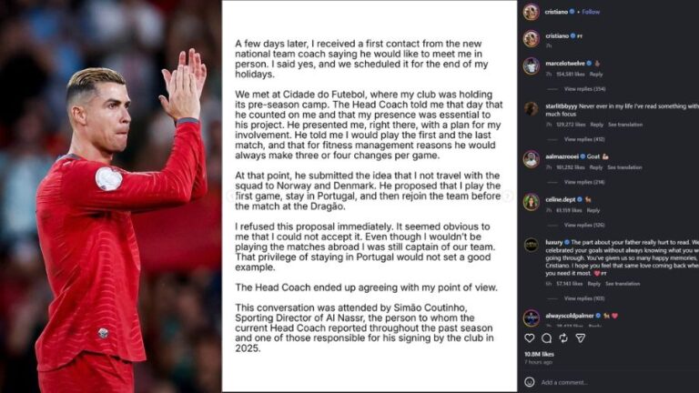 Cristiano Ronaldo xé tan im lặng: Toàn văn tâm thư 10 trang và phơi bày góc khuất